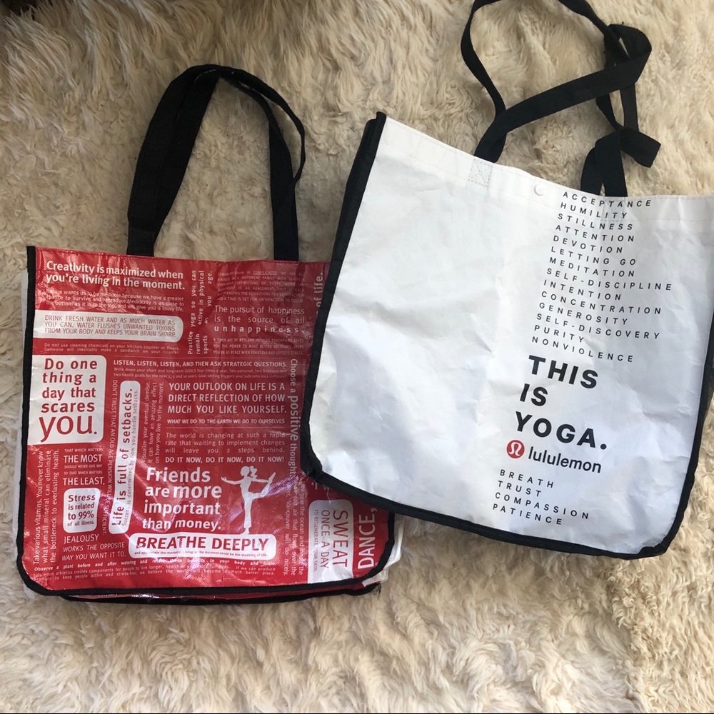 LULULEMON REUSABLE BAGS BUNDLE - Picture 2 of 2